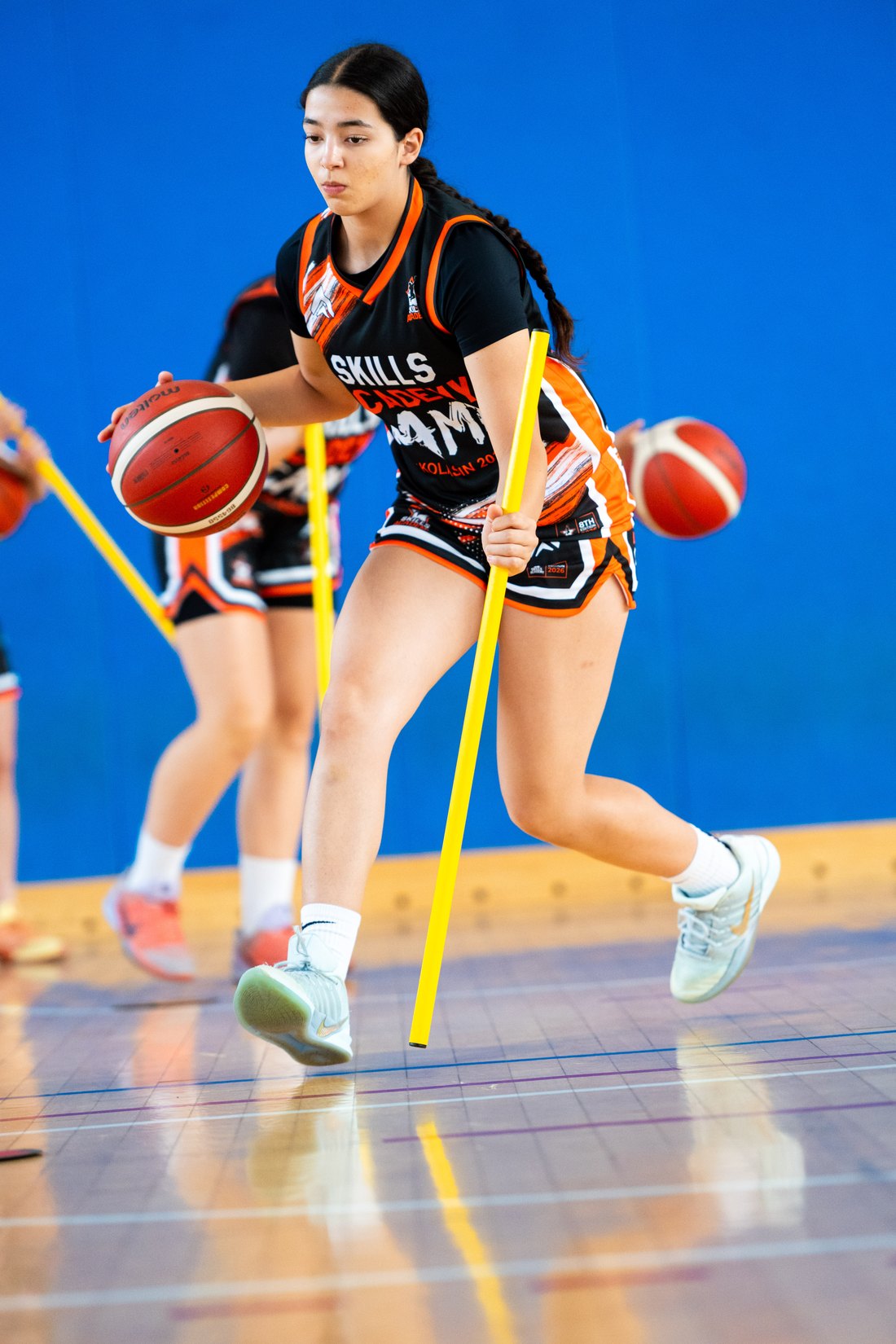 Group training session at the Skills Academy summer camp in Kolašin