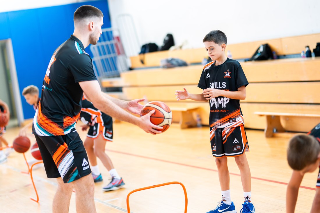 Shooting practice at the Skills Academy camp